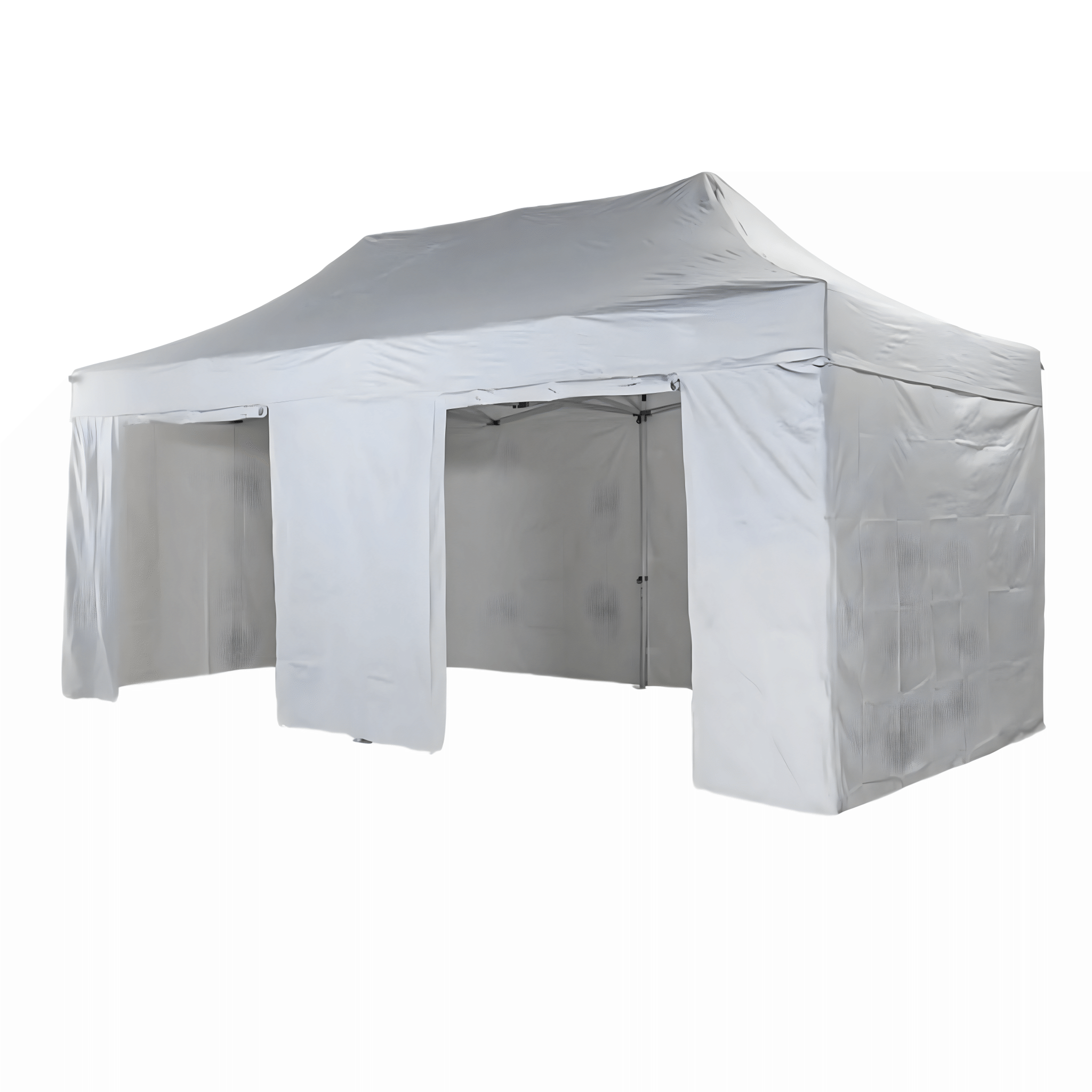 Nůžkový stan černý 6 x 3 m