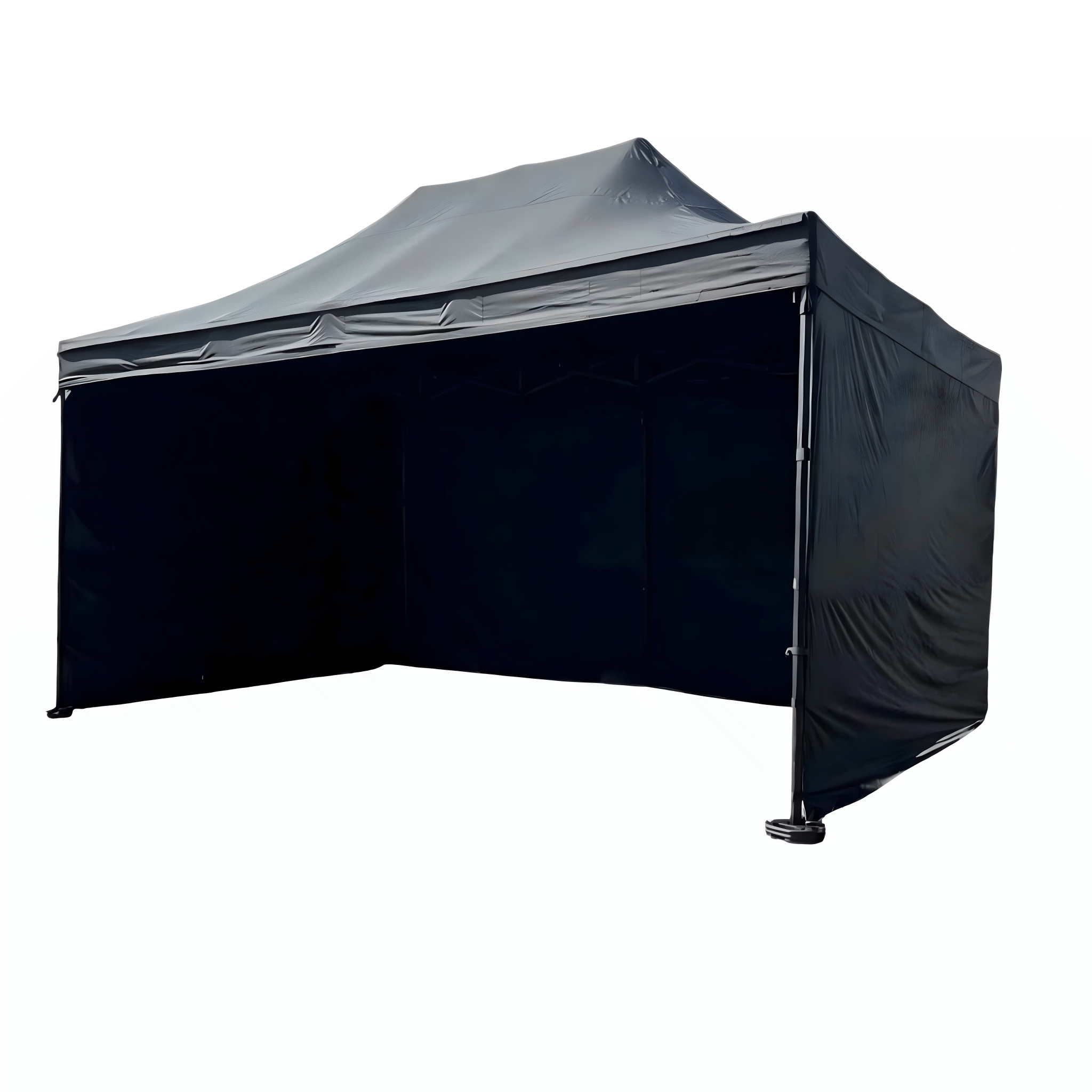 Pódiový nůžkový stan černý 6 x 4 m