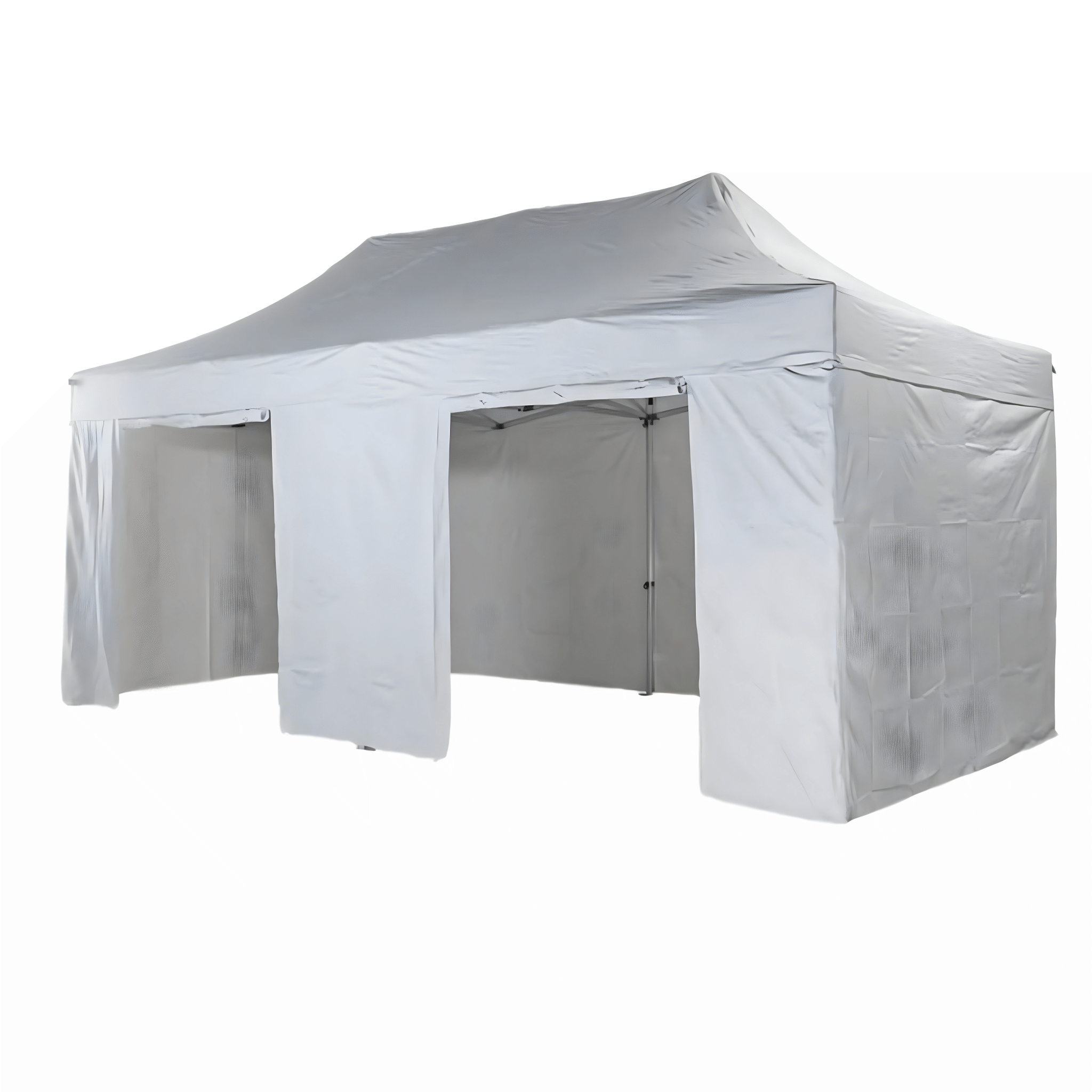 Nůžkový stan černý 8 x 4 m